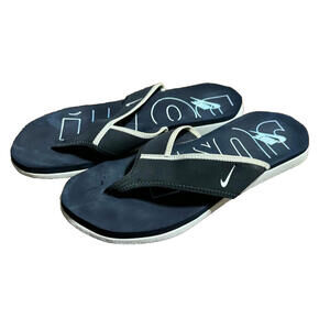 Nike Celso Mens Thong Sandals Flip Flops Navy White Size 13 (307812)